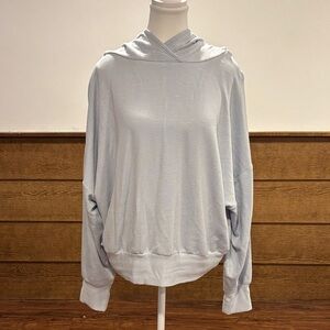 Fabletics Light Light Blue Pullover Hoodie